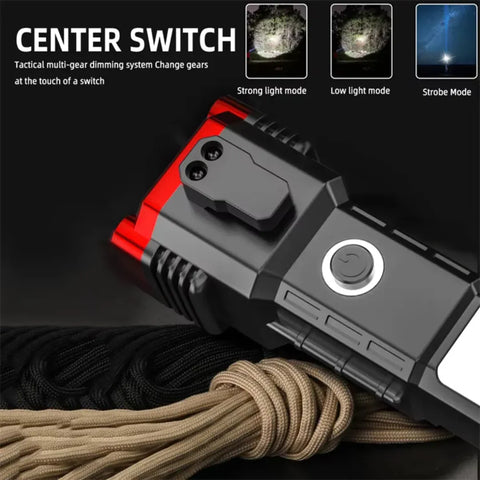 Super 8800mah Powerful Emergency Flashlight