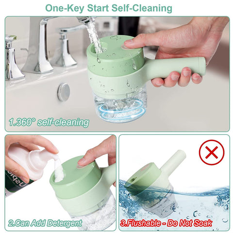 4 in 1 Handheld Electric Vegetable Cutter Set