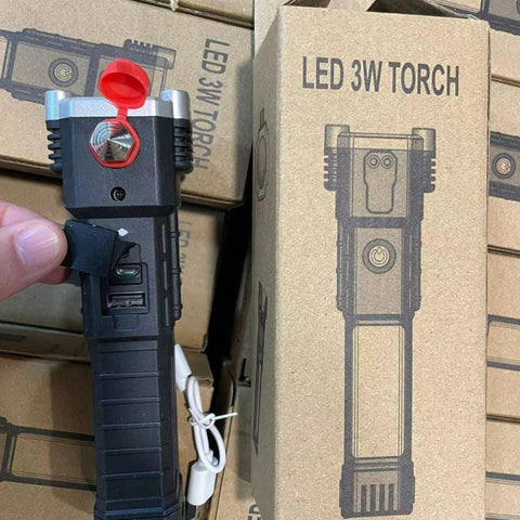 Super 8800mah Powerful Emergency Flashlight